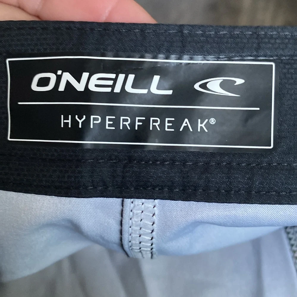 O'Neill Green and Brown Board Shorts Quick-Dry Swimwear